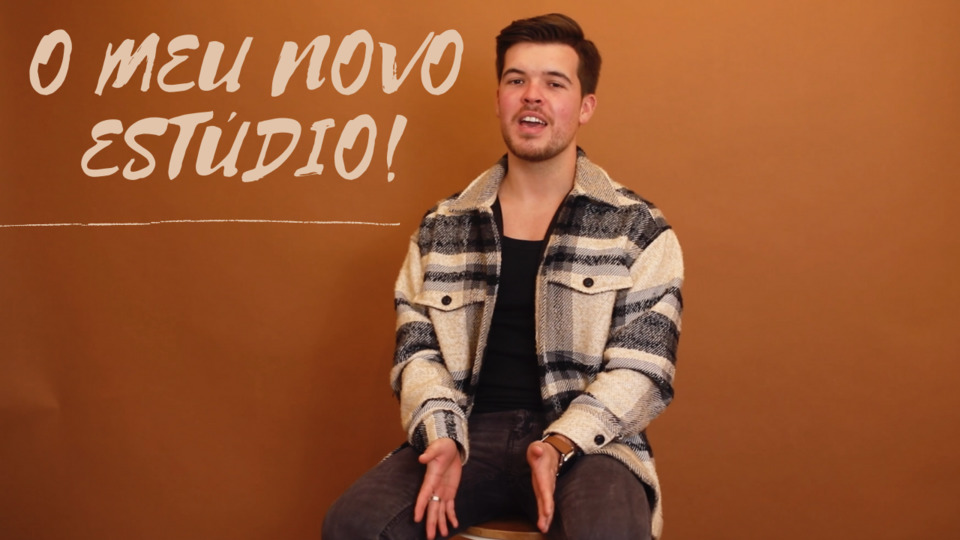 O meu novo estúdio! O meu novo estúdio!